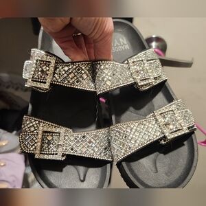 Size 7.5 Women Sparkly Sandals